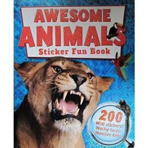 awesome animals sticker fun book