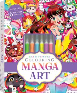 kaleidoscope colouring manga art