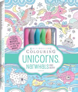 kaleidoscope colouring unicorns narwhals and more