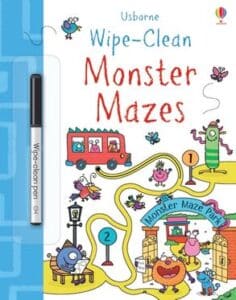 wipe clean monster mazes