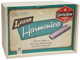 wooden box learn harmonica