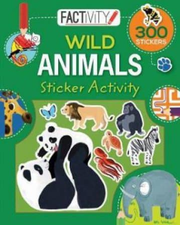 wild animals sticker activity