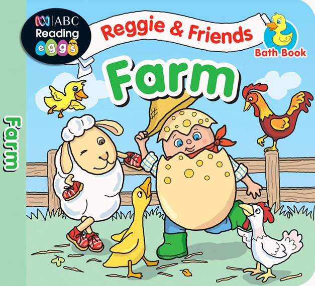 reggie and friends bath book farm