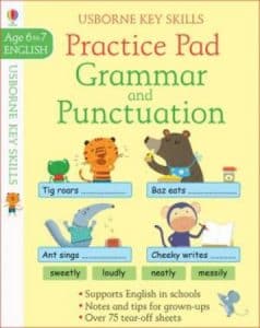 practice pad grammar and punction