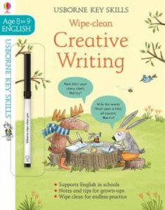 usborne wipe-clean creative writing book ages 8 - 9