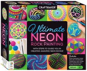 ultimate neon rock painting